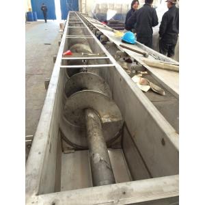 Hopper Screw Conveyor Well Welded Material Left Hand Or Right Hand Rotating
