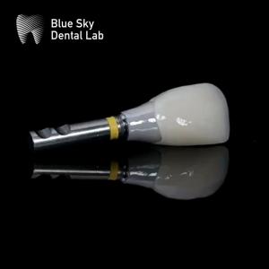Titanium Tibase Zirconia Abutment Customized Zirconia Abutments For Implants