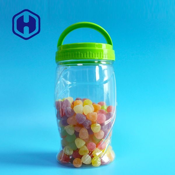 Quality Airtight 30oz 900ml Sealable Plastic Packing Jar With Liner Lids wholesale