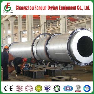 China 11T Industrial Rotary Dryer For Wood Chips Contra Flow Structure on sale