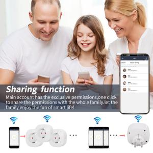 WIFI EU Plug Socket Tuya Smart Home Automation Electrical Wifi Controlled Socket