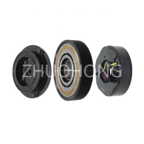 35*52*22 Auto AC Compressor Pulley Clutch Kit 6PK 120MM 12V For VW Bora 2006