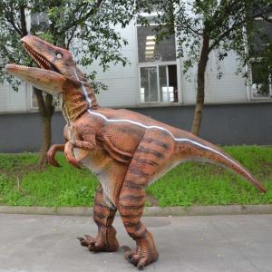 Custom Size Adult Realistic Dinosaur Costume , Vibrant Color Lifelike Dinosaur