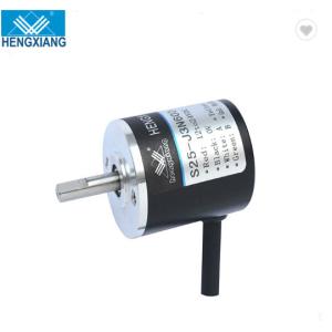 Cheap 2500 Ppr Small Incremental Encoder 50 Pulse ABZ Phases Solid Shaft Encoder for sale