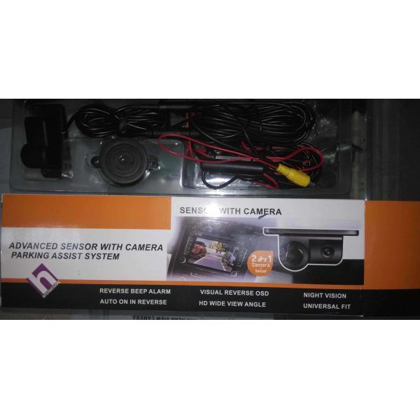 2014 new DIY camera built-in sensor combined rear view parking sensor system