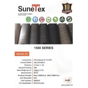 Blackout Roller Blinds Screen Fabric Solar Sunscreen Roller Blind Sunscreen