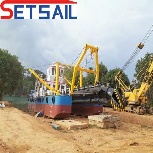 Cheap Sea Shore Dredging Sand Cutter Suction Dredger Vessel with 120-220L/H Fuel Consumption for sale