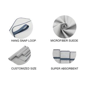 Wholesale Camping Towels Super Absorbent Fast Drying Microfiber Suede Towel