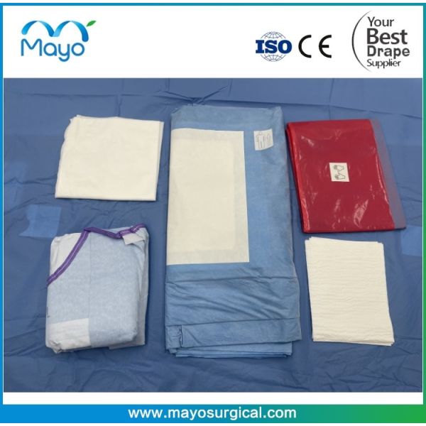 Quality Surgical Cesarean LSCS Drape Pack With Reinforced C Section Drape wholesale