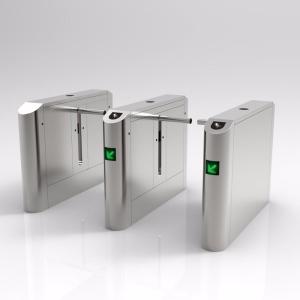 Centre Single Arm Security Turnstile Gate Member Control Biometric Recognition