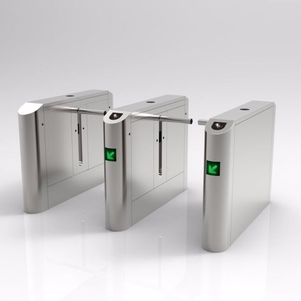 Quality Centre Single Arm Security Turnstile Gate Member Control Biometric Recognition wholesale