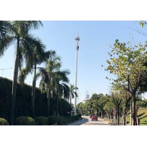 18m Mobile Communication Light Pole Foundation Octagonal Pole Hot Rolled Steel