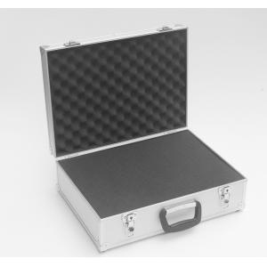 Silver Aluminum Tool Case With Pick And Pluck Foam Insert