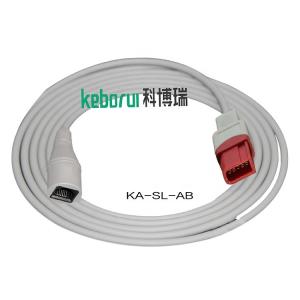 China TPU PVC Jacket IBP Adapter Cable Compatible For Spacelabs To PVB Transducer on sale