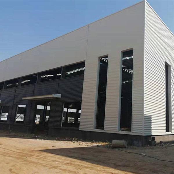 Long Span Prefabricated Steel Structure Portal Frame Warehouse Project