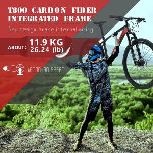 Black Red Sava Mountain Bike 29 27.5 With SHIMANO DEORE M6000 30 Speeds