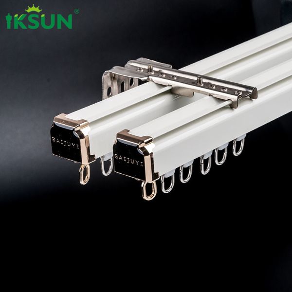 Quality 22ft Thickened Heavy Duty Curtain Track System With Electrophoresis Anodized wholesale