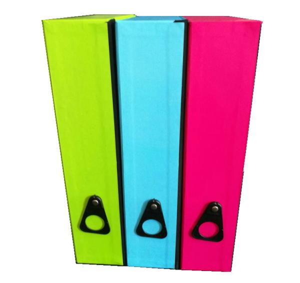 Quality Office products colorfull printed Overlay Multi-function Box File Size A4 FC cardboad File Box wholesale