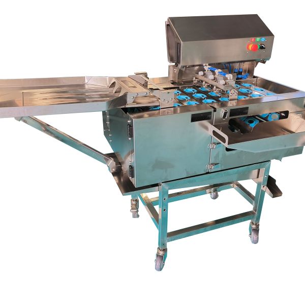 Three Row Efficient Egg Knocking Machine & New Automatic Choice Of Egg White Egg