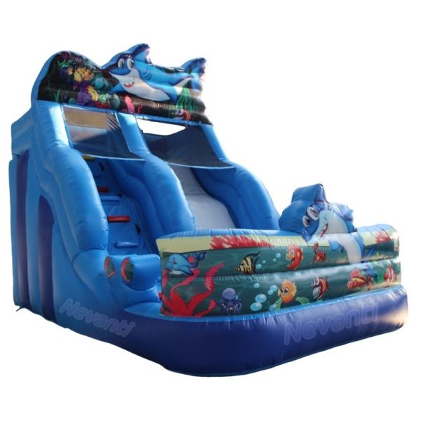 5-10 Passenger Capacity 2024 Inflatable White Water Slide Swing Set with