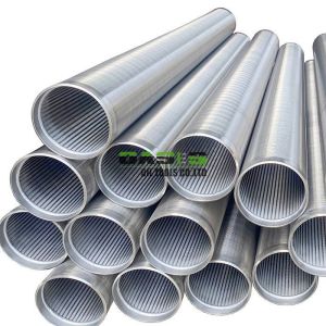 Water Well Screen Pipe designed to support borehole walls and allow water entry