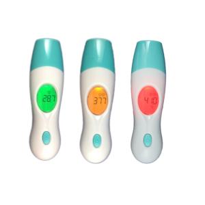 Ear Digital Infrared Thermometer With Alarm , Color Backlight