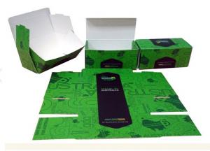 China Paper Folding Box , Custom Printed Cardboard Box Packaging With Color Printing on sale