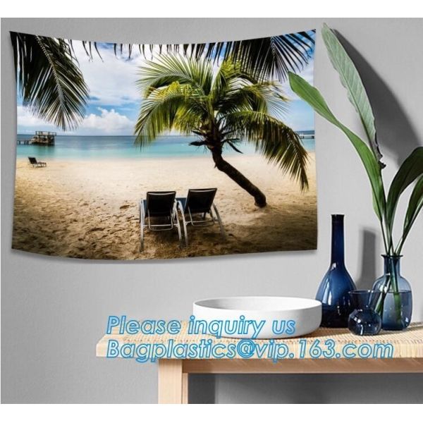 Custom printed hippie Decorative mandala tapestry wall hanging,wholesale home