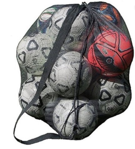 Quality Foldable Mesh Basketball Bag Large Capacity With Drawstring Closure wholesale