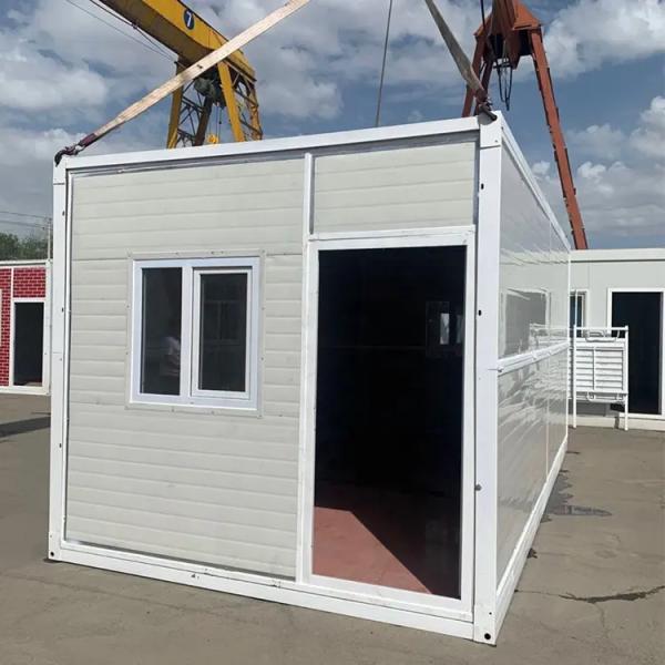 Prefab Flat Pack Container House with 25 Days Production Time Roof Live Load 0
