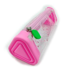 China BPA FREE Silicone Pencil Case Large Capacity Office School Stationery Organizer Makeup Bag Pencil Pouch For Boys Girls on sale