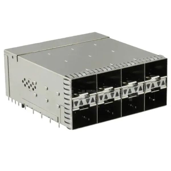 Quality 1-2180324-9 zSFP+ Receptacle With Cage Ganged (2x4) Connector 32 Gb/s Included Lightpipe wholesale