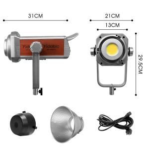 200w BI LED photography light color temperature 2700K-7500K brown leather case