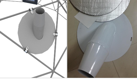 Hotel Inflatable Air Dome Tent Waterproof Camping With Bathroom