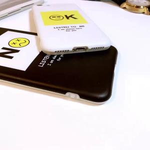 Soft TPU IMD Made Super Slim 0.8mm OK No English Words Funny Expression Back