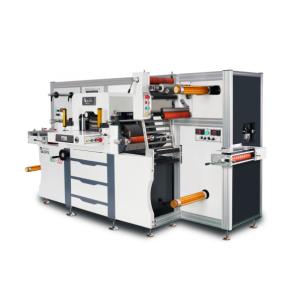 MDC-300 roll to roll flatbed sticker die cutting machine slitting machine for