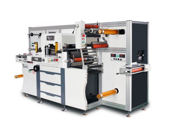 MDC-300 roll to roll flatbed sticker die cutting machine slitting machine for