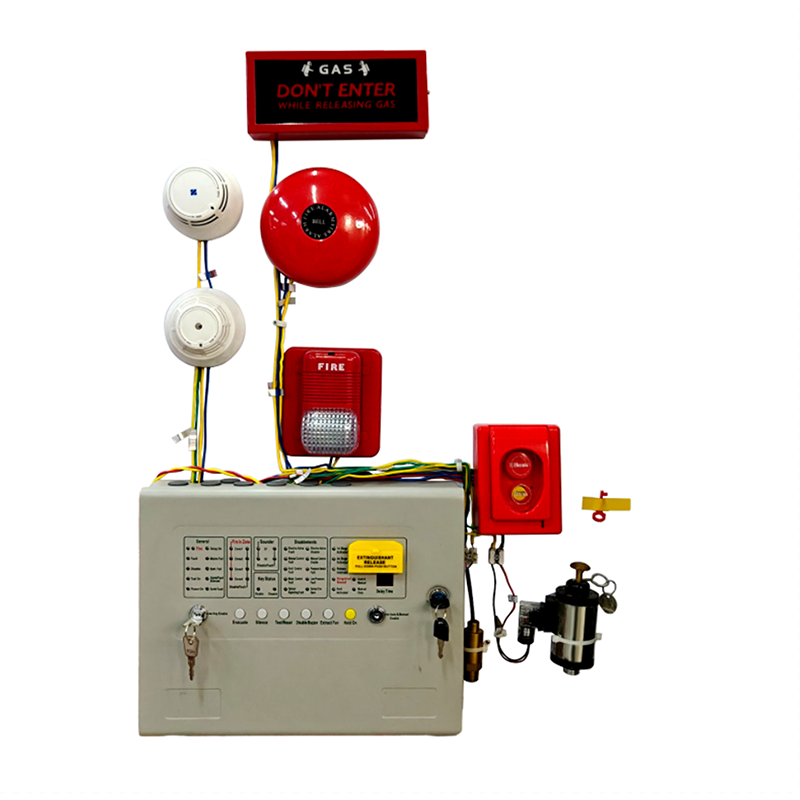 Intelligent Inert Gas Fire Suppression System with Automatic Control Panel for