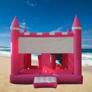 Customized Size Inflatable Frozen Castle Bouncer with Water Slide of PVC