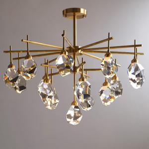 Modern Diamond Crystal Chandelier In Living Room minimalist chandelier(WH-CY-193