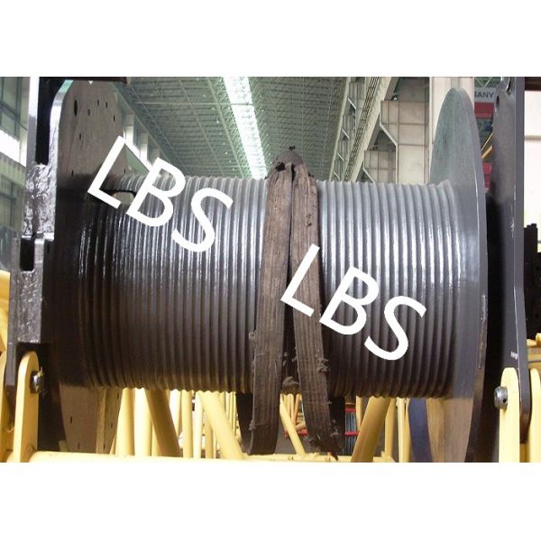 Galvanized Heavy Duty Rope Winch Drum Sleeves For Marine Ship And Tower