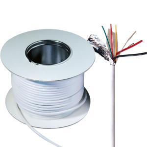 PVC Insulation Material Composite Alarm Security Cable Unshielded Shielded CCA