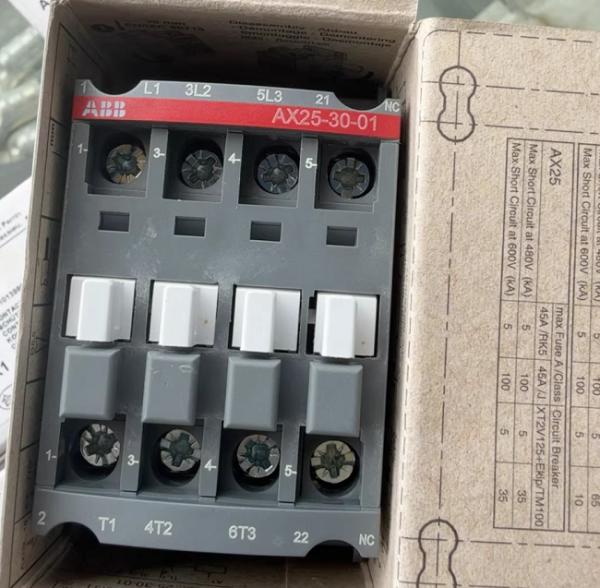 AX12-30-01-84 ABB Ac contactor Compact AC control solution Small and medium