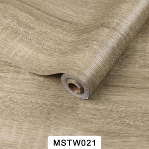 Interiors Homes Self Adhesive 3D Wood Grain Wallpaper with Embossed Textured Design in Roll Size 0.60 M * 10 M