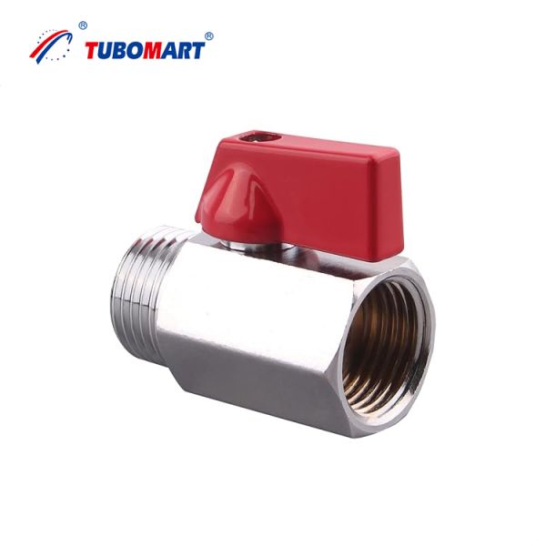 Quality Bsp Npt Threaded Brass Mini Ball Valve for High Temperature Control for Water Gas and Oil Customizable OEM Support wholesale