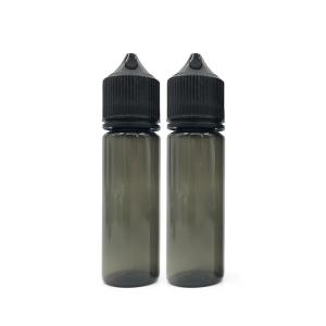 Cheap Transparent Round PET E Liquid Bottles With Screw Cap Screen Printed Various Sizes for sale