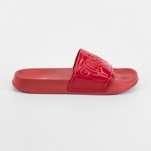 PU Upper Casual Slide Sandals , 36EU Womens Red Sliders