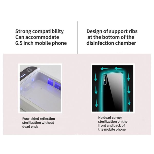 OEM 5W QI Wireless Phone Multifunction Sterilization Box