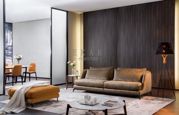 Fabric Velvet Furniture Couch Living Room Sofa
