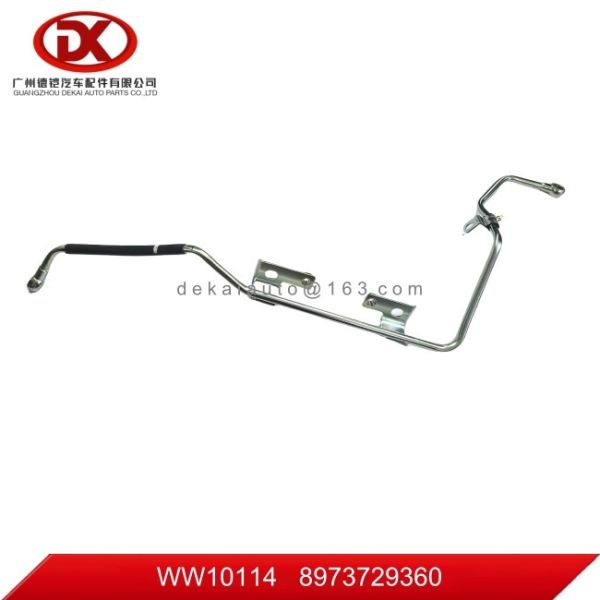 Quality ISUZU 4HG1-T Turbocharger Feed Oil Pipe 8973729362 wholesale